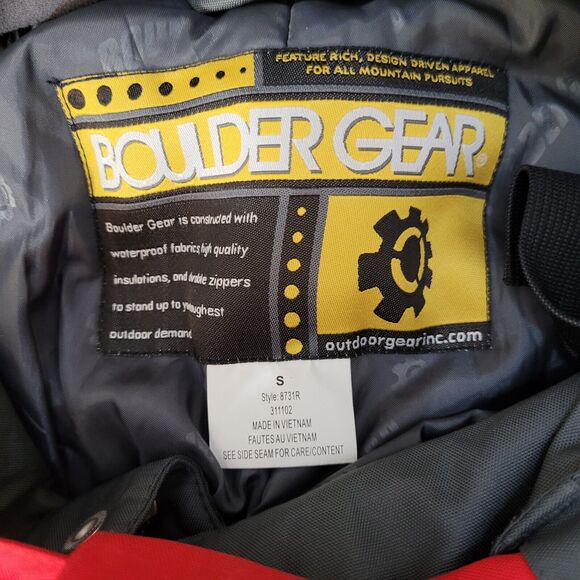 Boulder Gear Ski Pants~Youth~Gray Red Size Small Vacation Weekender - Picture 8 of 10